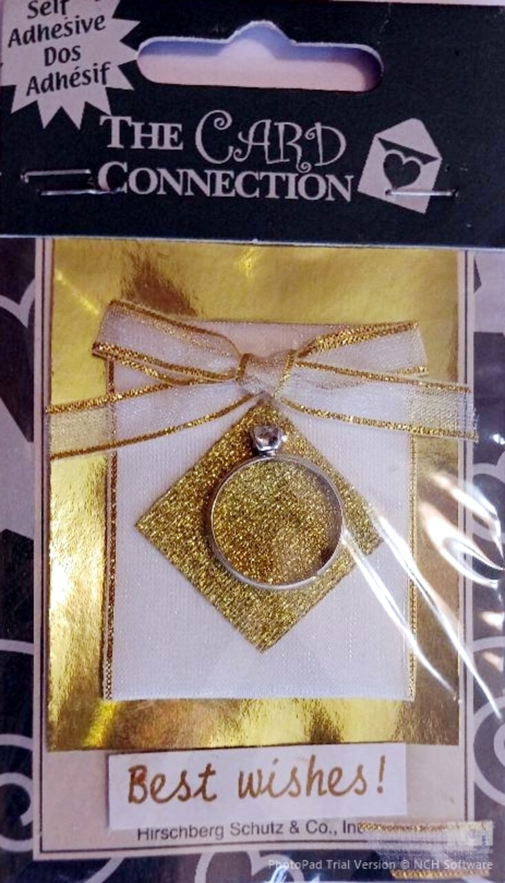 The Card Connection Vintage Wedding Best Wishes Dimensional Stickers